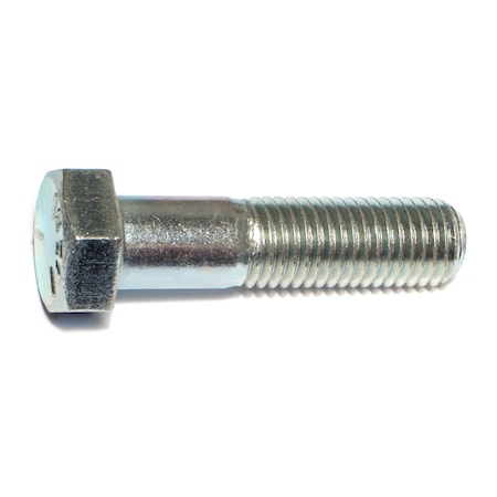 Midwest Fastener Grade 5, 3/4"-10 Hex Head Cap Screw, Zinc Plated Steel, 3 in L, 10 PK 53406